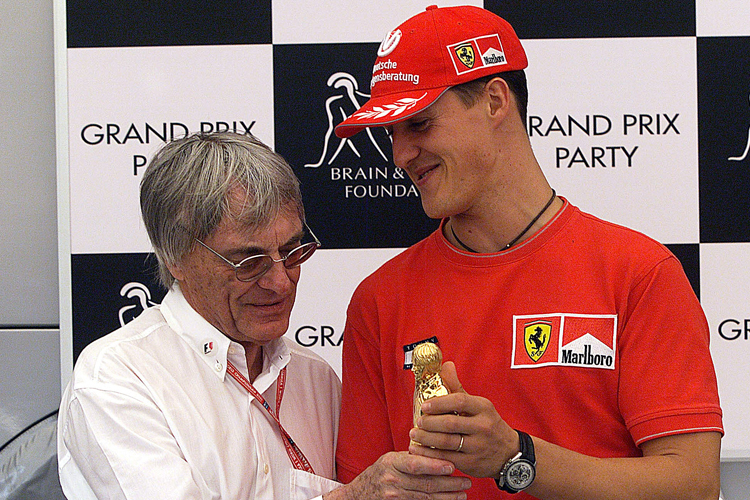 Bernie Ecclestone und Michael Schumacher