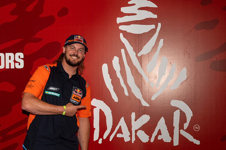Toby Price, auf KTM Dakar-Sieger 2016 und 2019