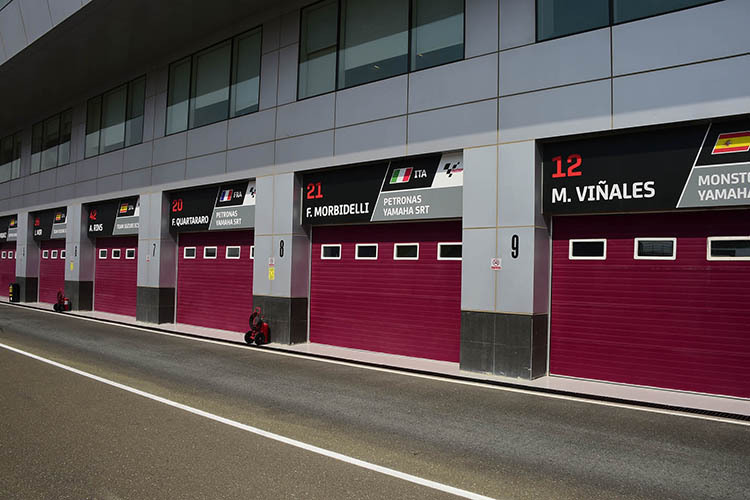 Katar-GP 2020: Verschlossene Tore bei den MotoGP-Teams