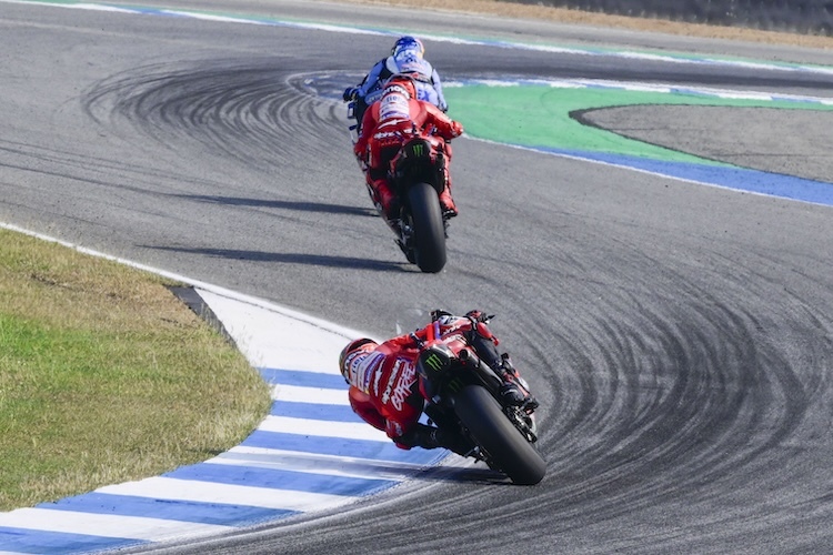 Gefangen auf Platz 3: Pecco Bagnaia beim WM-Auftakt