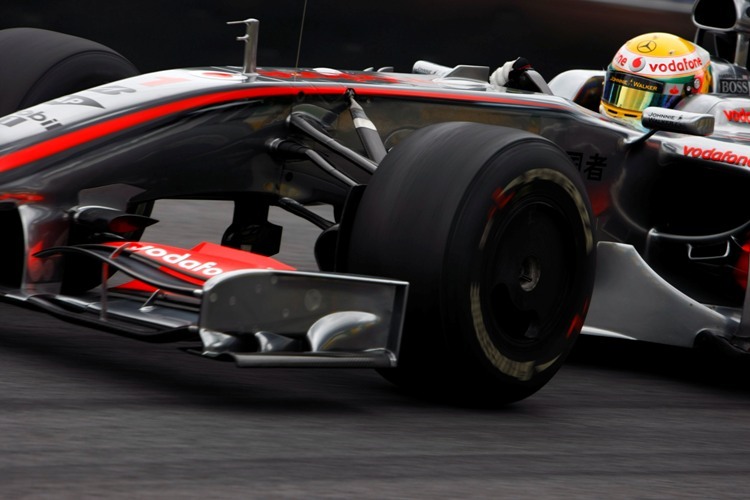 Lewis Hamilton in Interlagos
