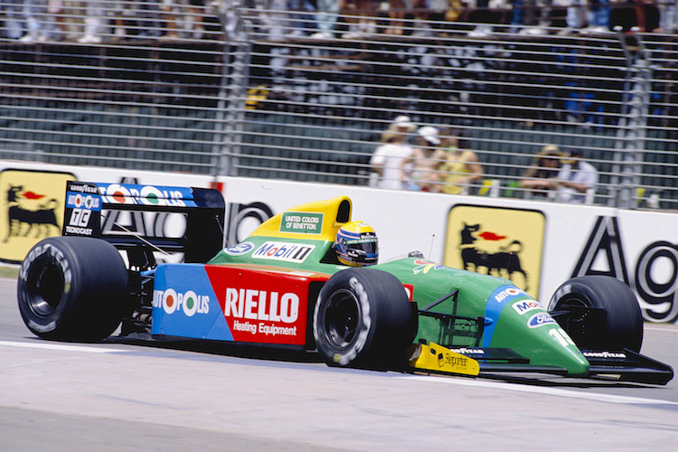 Tolle Leistungen 1990 im Benetton