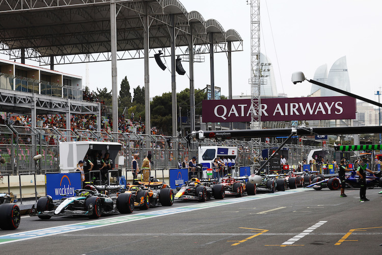 Qualifying in Baku