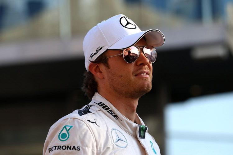 Nico Rosberg durfte den neuen Silberpfeil in Silverstone ausfahren