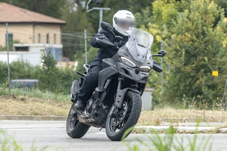 Erprobungsmotorrad Ducati Multistrada V2: Das Design ähnelt dem aktuellen Modell