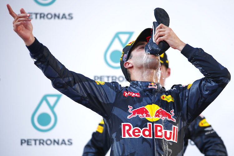 Daniel Ricciardo in Sepang