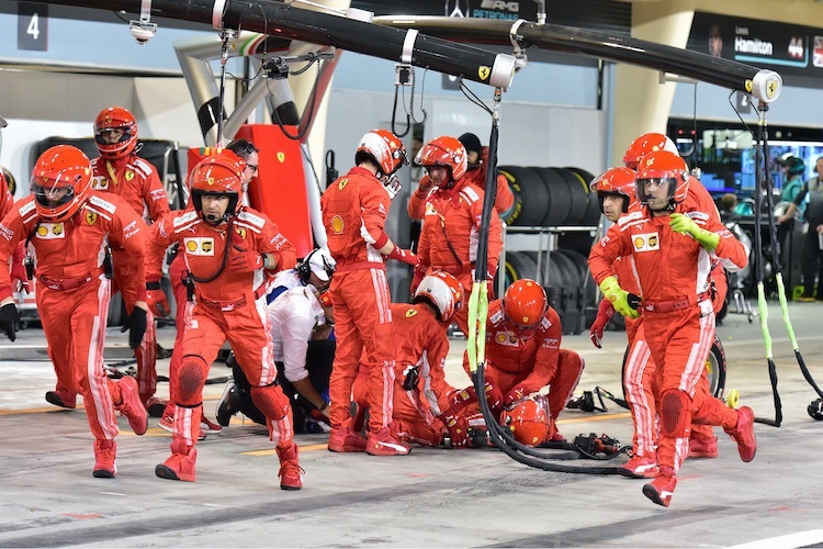 Chaos bei Ferrari: Kimi Räikkönen brauste zu früh los