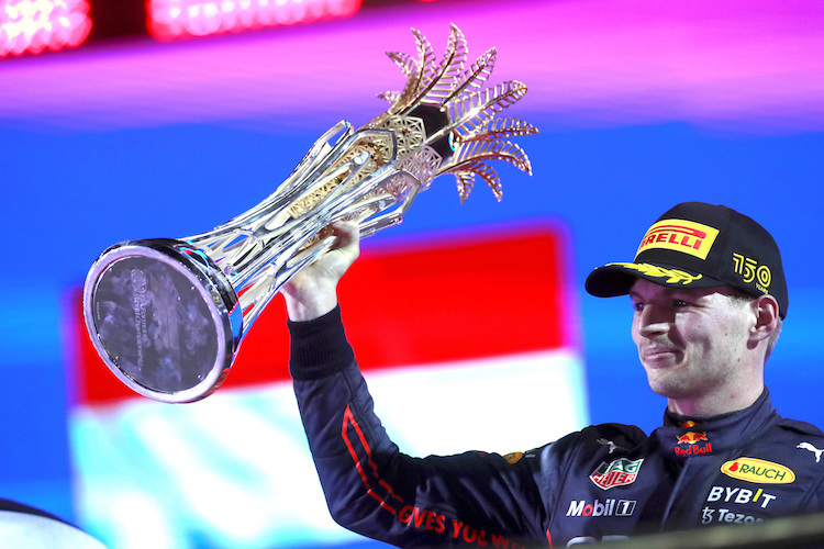 Max Verstappen gewann 2022 in Saudi-Arabien