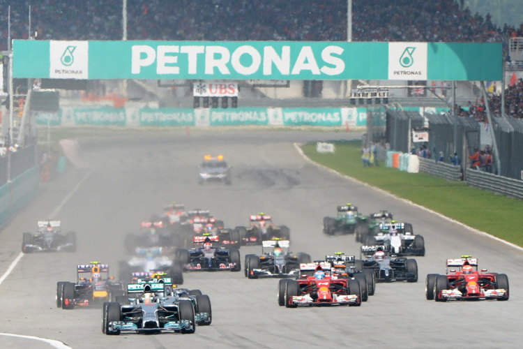 Das Formel-1-Feld in Malaysia: die meisten Fahrer werden wir wiedersehen