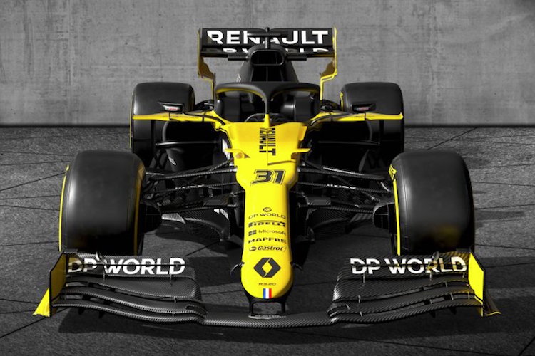 Das Auto von Daniel Ricciardo und Esteban Ocon