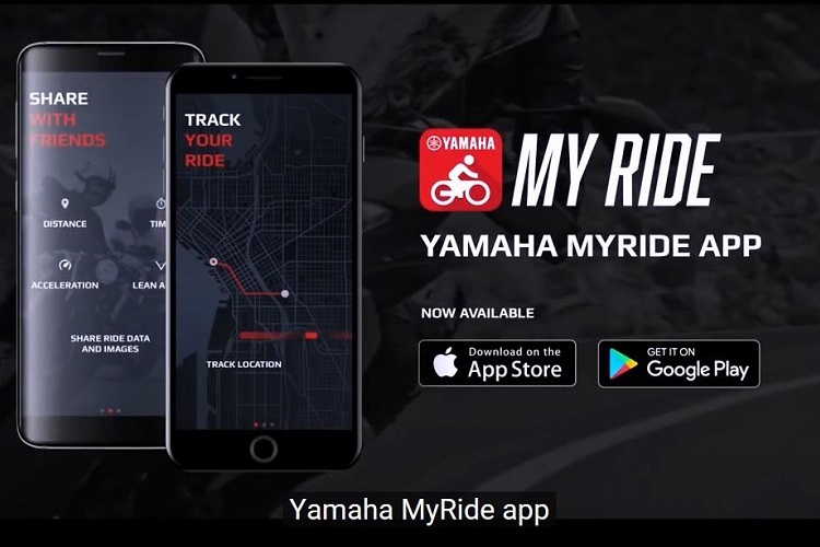 Yamaha MyRide: alle Daten einer Fahrt aufzeichnen per Smartphone und Social Media mit anderen Fahrern teilen 