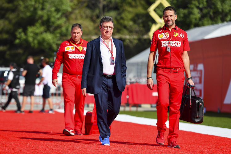 Ferrari-CEO Louis Camilleri (Mitte)