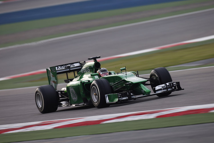 Letztlich drehte Kamui Kobayashi 17 Runden auf dem Bahrain International Circuit