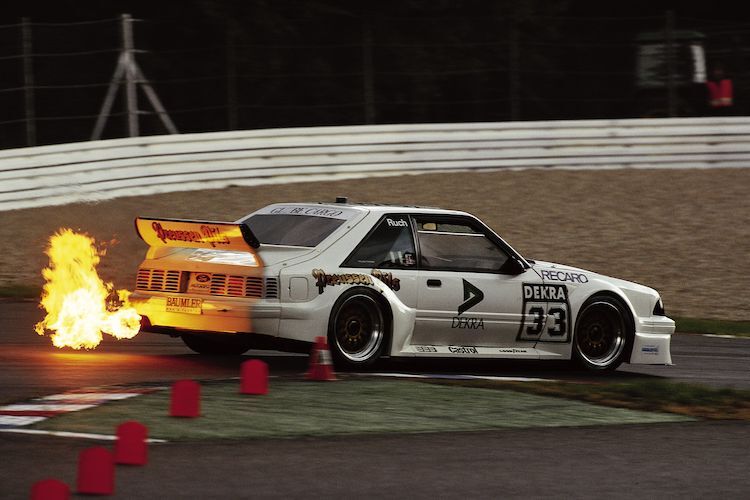 Gerd Ruch gehört mit seinem Mustang zur DTM-Legende