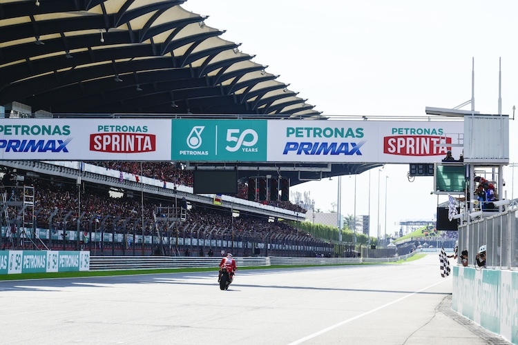 Pecco Bagnaia gewinnt das Rennen