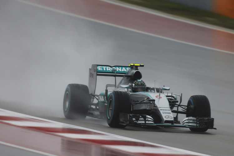 Nico Rosberg darf von der Pole-Position in den USA-GP starten