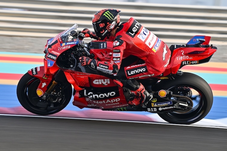 Gut aber nicht ganz gut. Weltmeister Bagnaia auf Platz 10 nach FP1