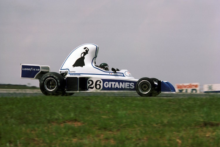 Die hoch angeordnete Airbox am Linier von Jacques Laffite 1976