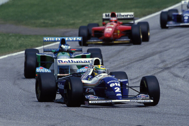 Bei seinem Unfall in Imola lag Ayrton Senna in Führung