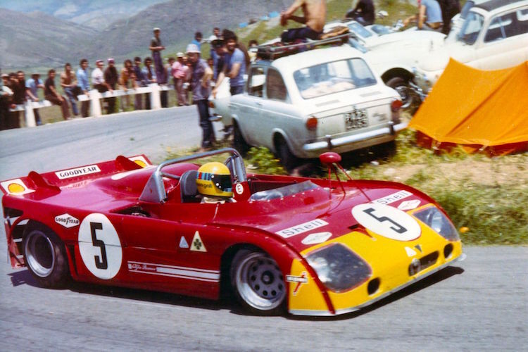 Galli als Alfa-Romeo-Werksfahrer bei der Targa Florio 1972