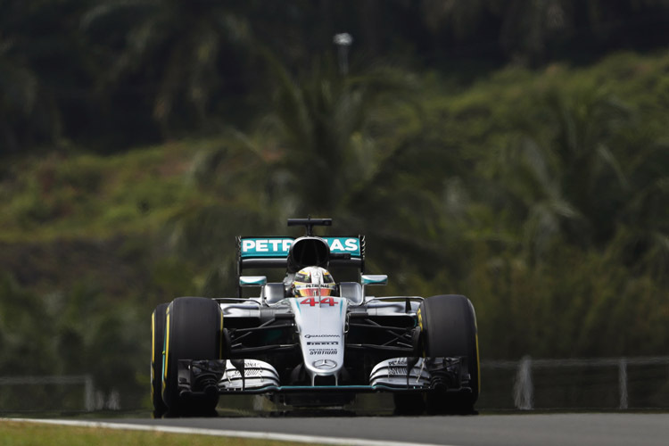 Lewis Hamilton drehte 1:34,434 min die schnellste Runde