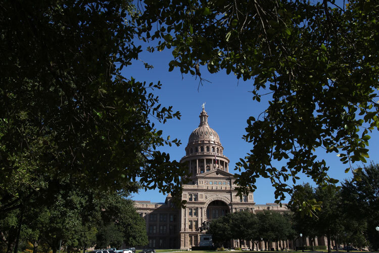 Der Regierungssitz von Texas in Austin