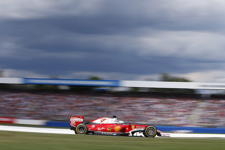 Sebastian Vettel 2016 auf dem Hockenheimring
