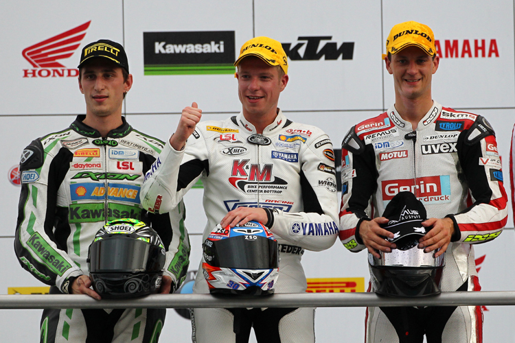 Daniel Sutter, Jesco Günther und Günther Knobloch (Supersport-R1)