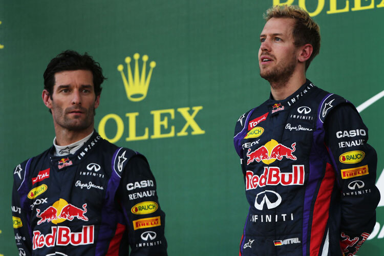Mark Webber kommt gegen Sebastian Vettel nicht an