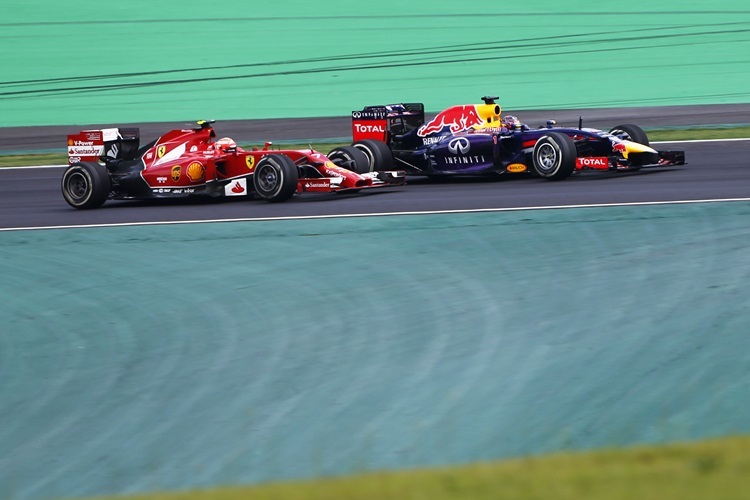 Sebastian Vettel gegen Kimi Räikkönen