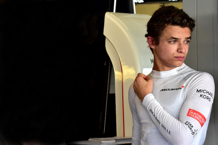 McLaren-Junior Lando Norris misst sich an Ferrari-Nachwuchstalent Charles Leclerc