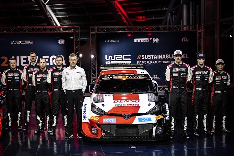 WRC-Launch Toyota-Team 2022