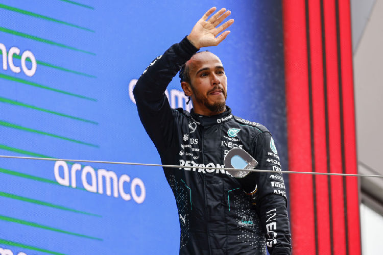 Lewis Hamilton wurde in Barcelona Dritter