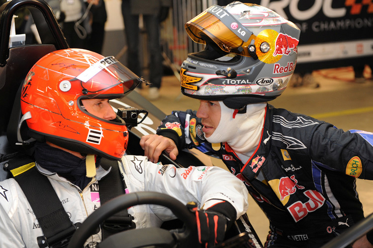 Schumi und Vettel: Zwei, die sich gut verstehen