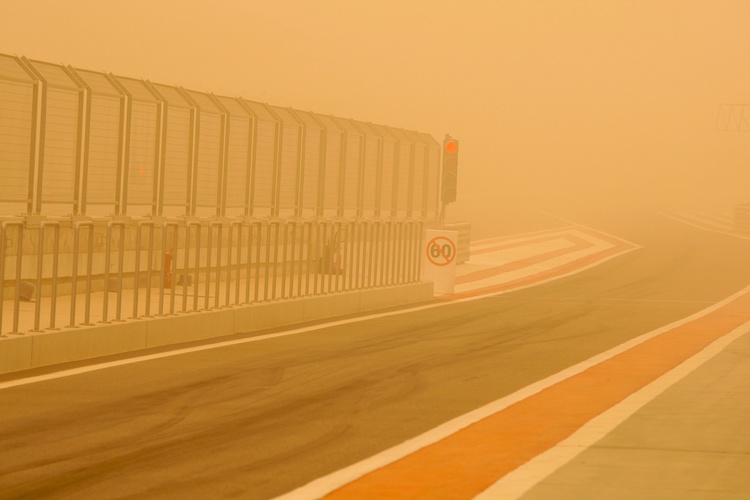 So sah das in Bahrain beim Formel-1-Wintertest 2009 aus