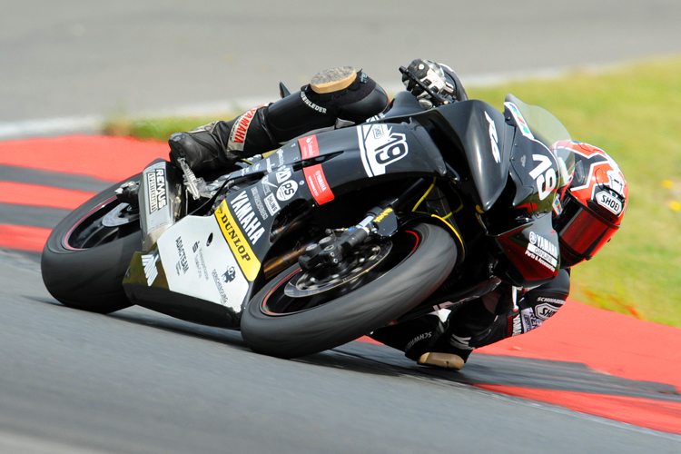 Julian Puffe wurde 2013 Dritter im Yamaha R6-Dunlop-Cup