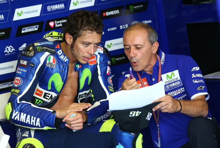 Luca Cadalora (rechts) glaubt immer noch an seinen früheren Schützling Valentino Rossi 