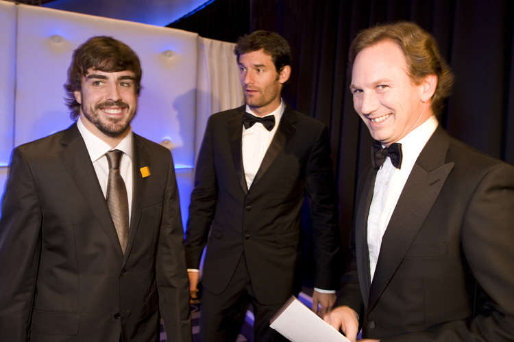 Christian Horner spricht über Fernando Alonso und Mark Webber