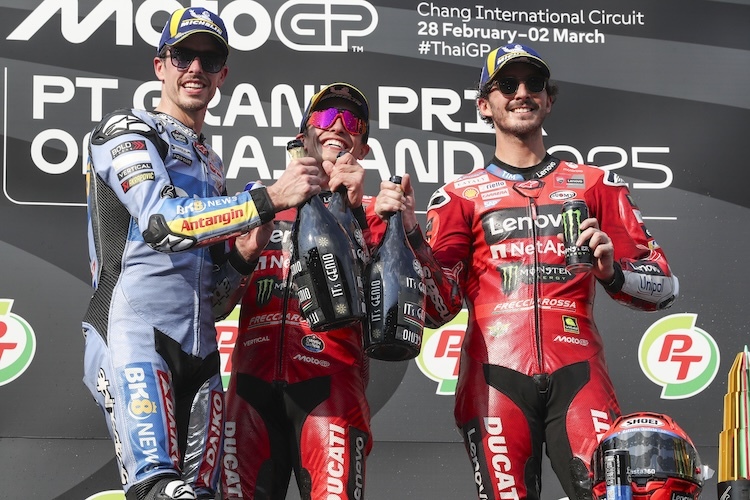 Alex Márquez, Marc Márquez, Pecco Bagnaia