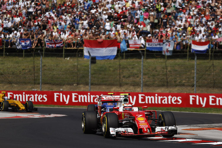 Kimi Räikkönen begeisterte in Ungarn die Fans