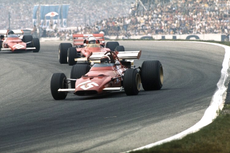 Hockenheim 1970: Clay Regazzoni, Jochen Rindt und Jacky Ickx