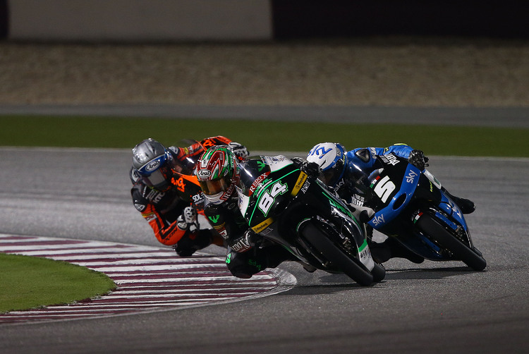 Jakub Kornfeil im Moto3-Rennen von Katar