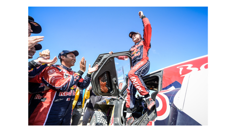 Carlos Sainz mit seinem dritten Dakar-Sieg 