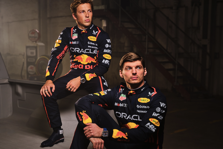 Liam Lawson und Max Verstappen