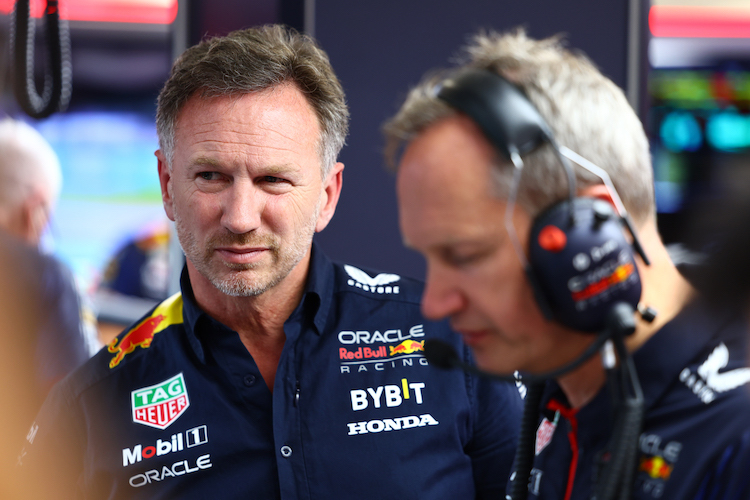 Red Bull Racing-Teamchef Christian Horner: «Wir wissen, dass es zwischen den beiden Jungs in der ersten Startreihe eine kleine Vorgeschichte gibt»