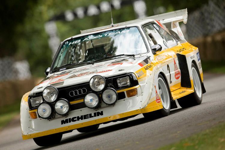 Beim quasi Rallye-Heimspiel natürlich auch dabei: Audi mit den Quattros