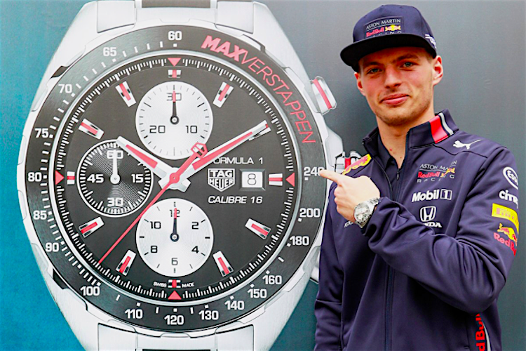 Max Verstappen und die neue Uhr
