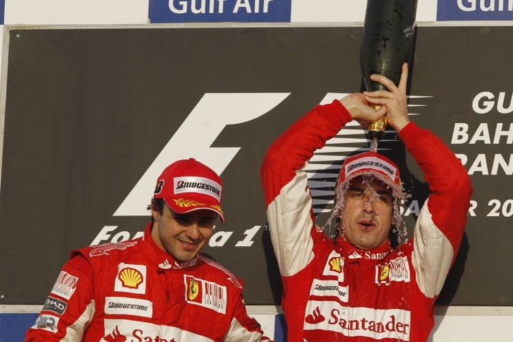 Erster Doppelsieg für das neue Ferrari-Duo