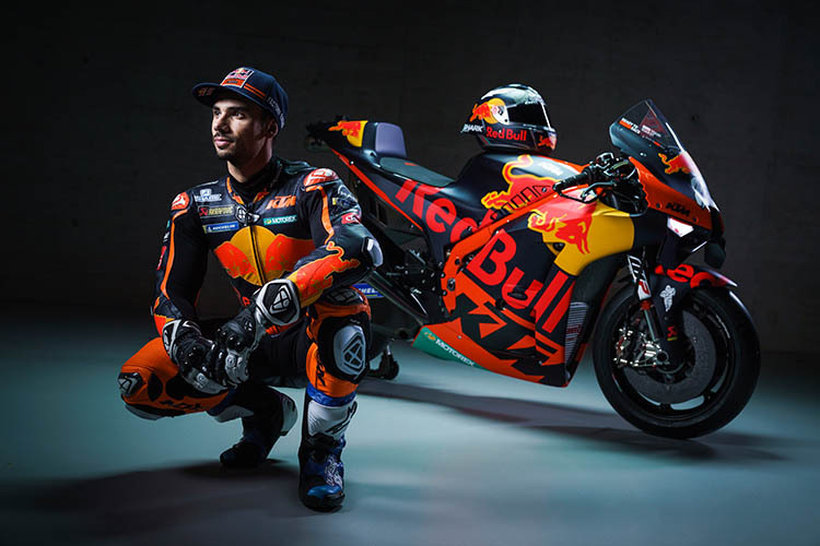 Miguel Oliveira in den Red Bull-KTM-Farben für die MotoGP-WM 2021