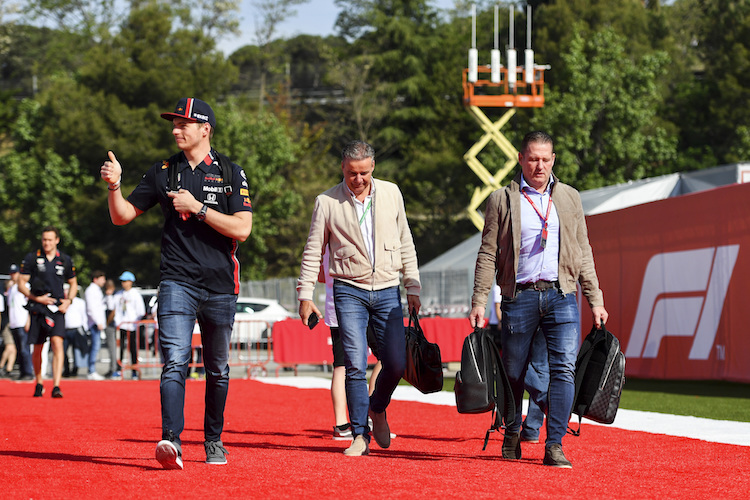 Max Verstappen, Raymond Vermeulen und Jos Verstappen